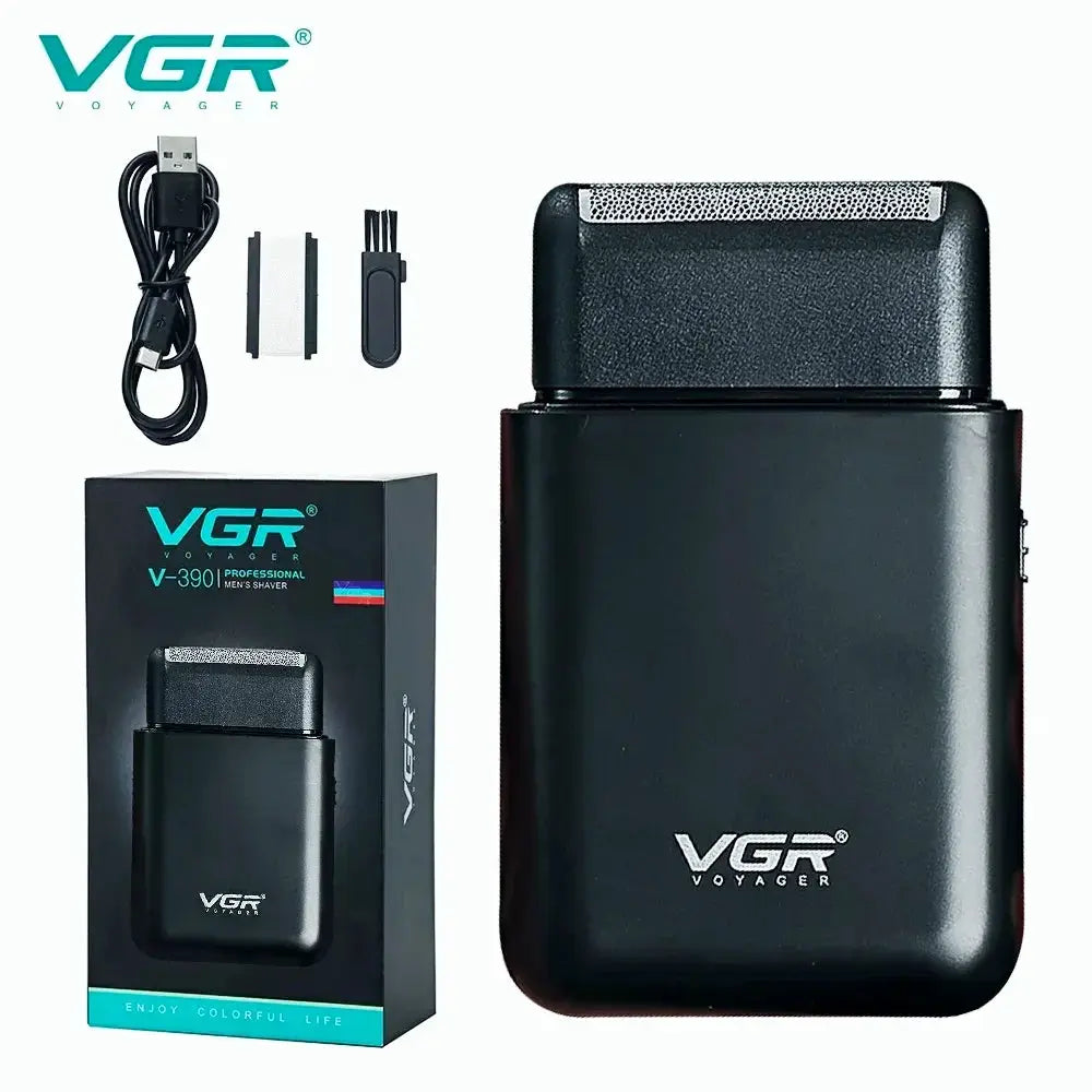 Electric Shaver | Stainless Steel Blade | USB Charging | Model V390
