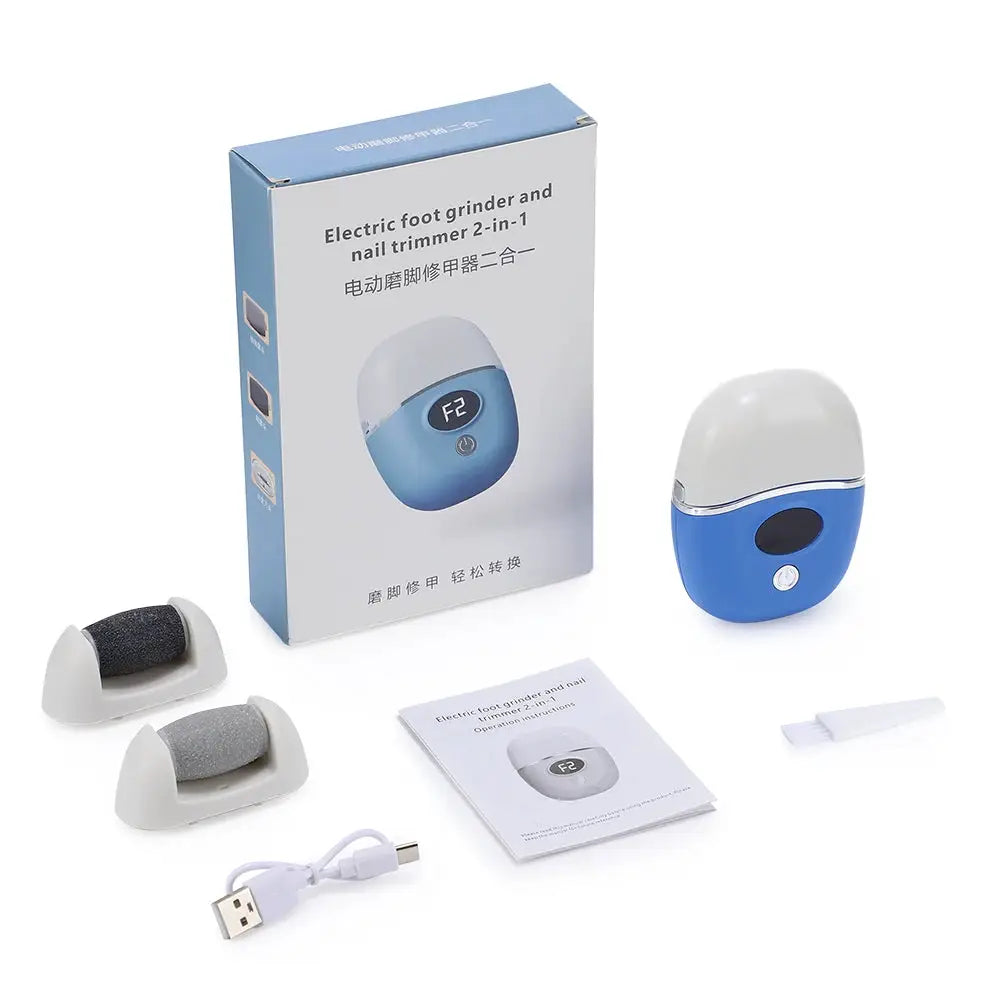 Electric Foot Grinder with Digital Display Rechargeable Callus Remover IPX4 Portable Foot File Heel Dead Skin Callu Removal Tool from PriceLows™