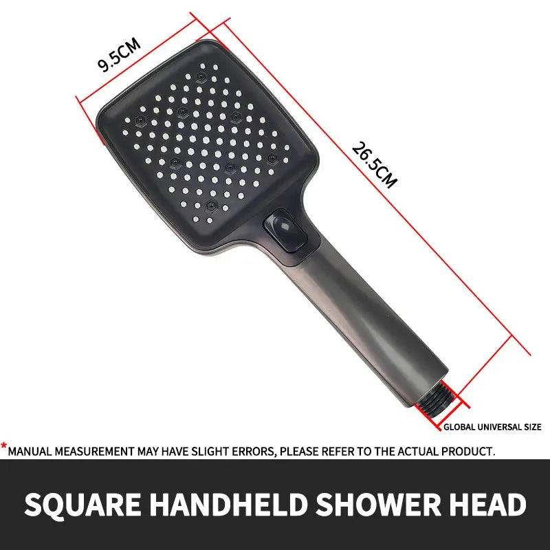 360° Swivel Rainfall Shower System, High Pressure Overhead & Multi-Mode Handheld Combo with Universal Fit,Water Saving from PriceLows™