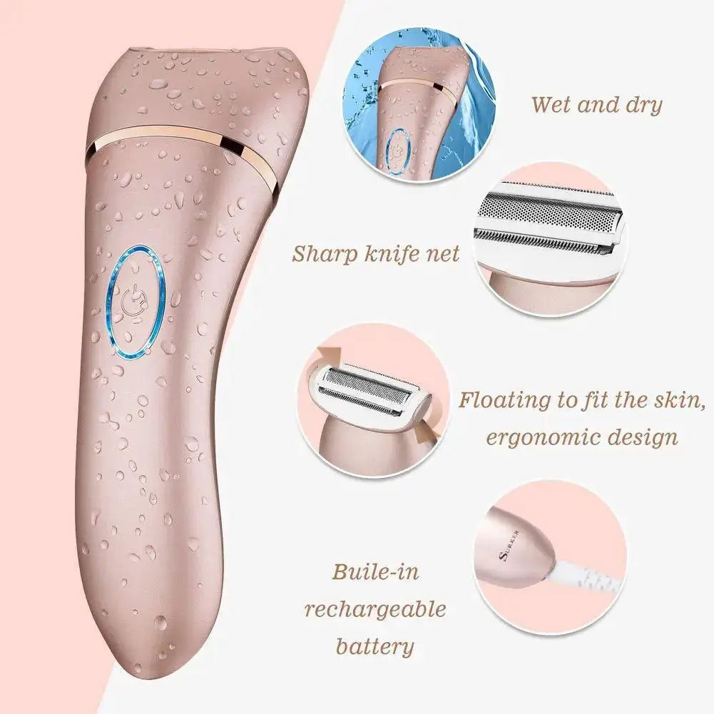 Surker Electric Epilator | Rechargeable Type C | Body Shaver And Hair Removal