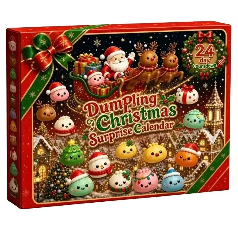 Christmas Dumpling Squishy | 24 Day Calendar | Slow Rising