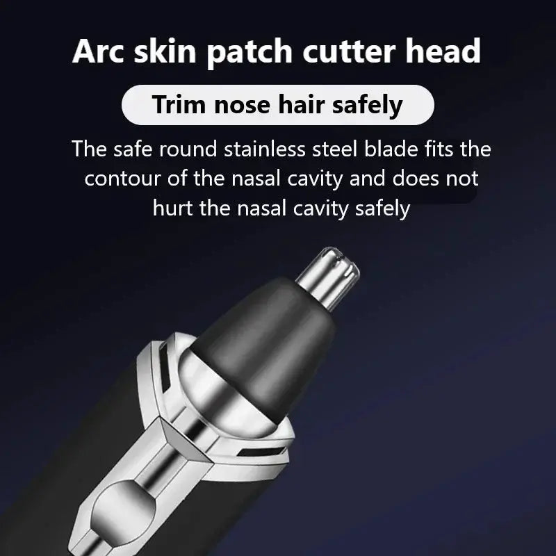 Kemei Nose Hair Trimmer | Rechargeable Wet Dry | Stainless Steel Blades