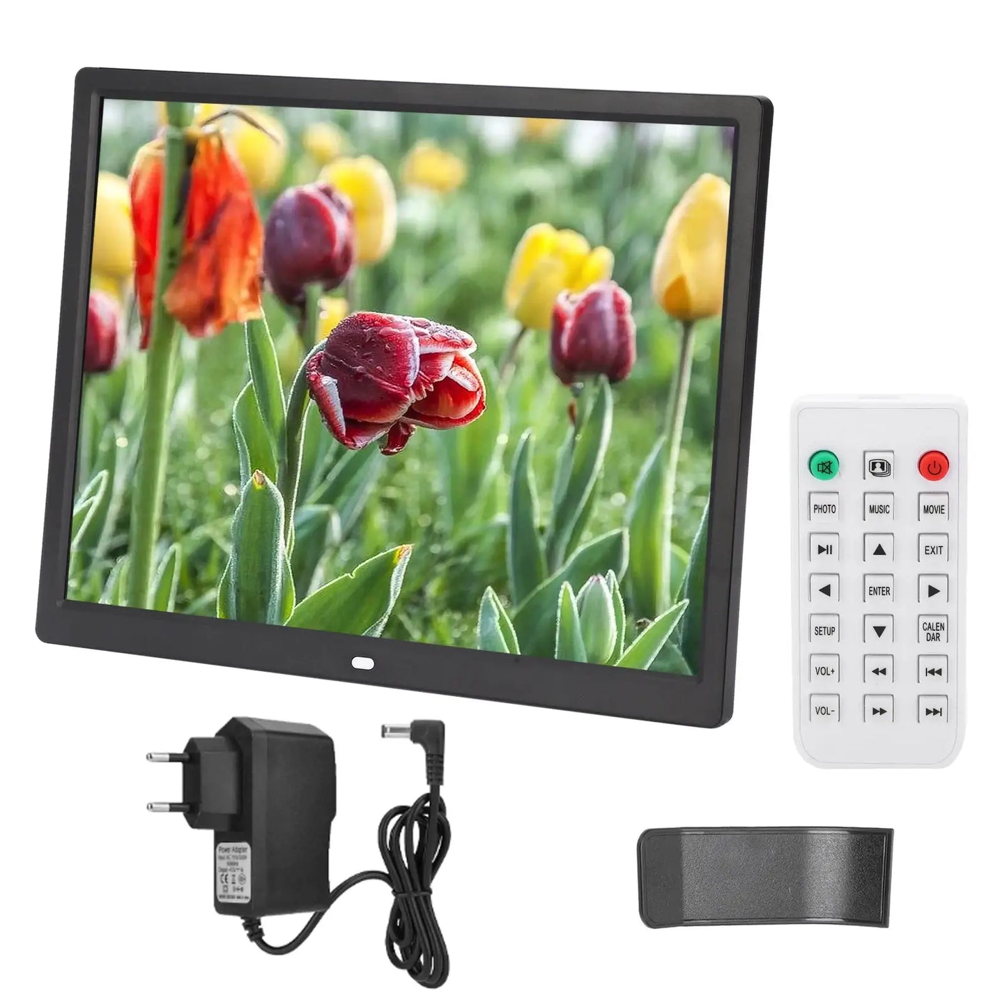 1024x768 Digital Frame 15in HD Digital Photo Frame 1024x768 Resolution Support MP3/MP4/Image Playback 100V‑240V from PriceLows™