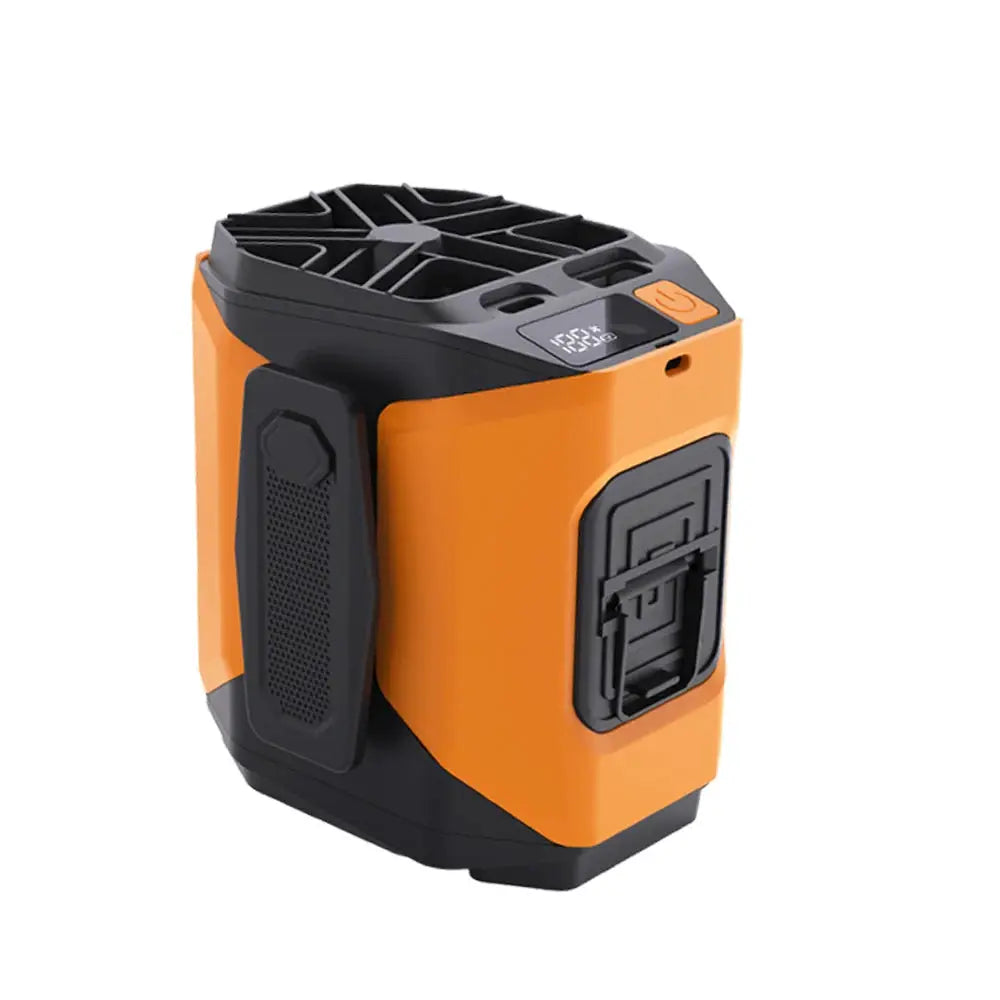 Body Cooling Waist Fan Portable Handheld Hanging Neck Fan Ultra-Strong Wind with Phone Charging LED Light for Outdoor Working from PriceLows™