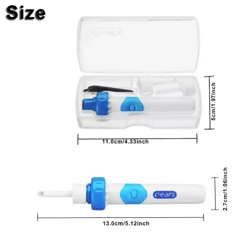 NEW Portable Automatic Earwax Removal Kit Electric Earwax Vacuum Suction Electric Kit Remover Ear Cleaning Earspoon from PriceLows™