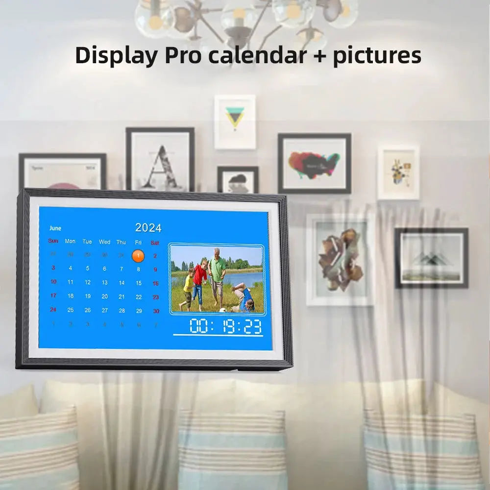 Digital Photo Frame | 10.1in IPS | 1280x800 | Clock Calendar from PriceLows™