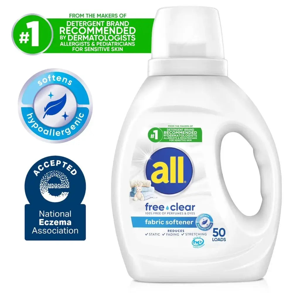 Fabric Softener Liquid | Fragrance Free | Sensitive Skin | Hypoallergenic