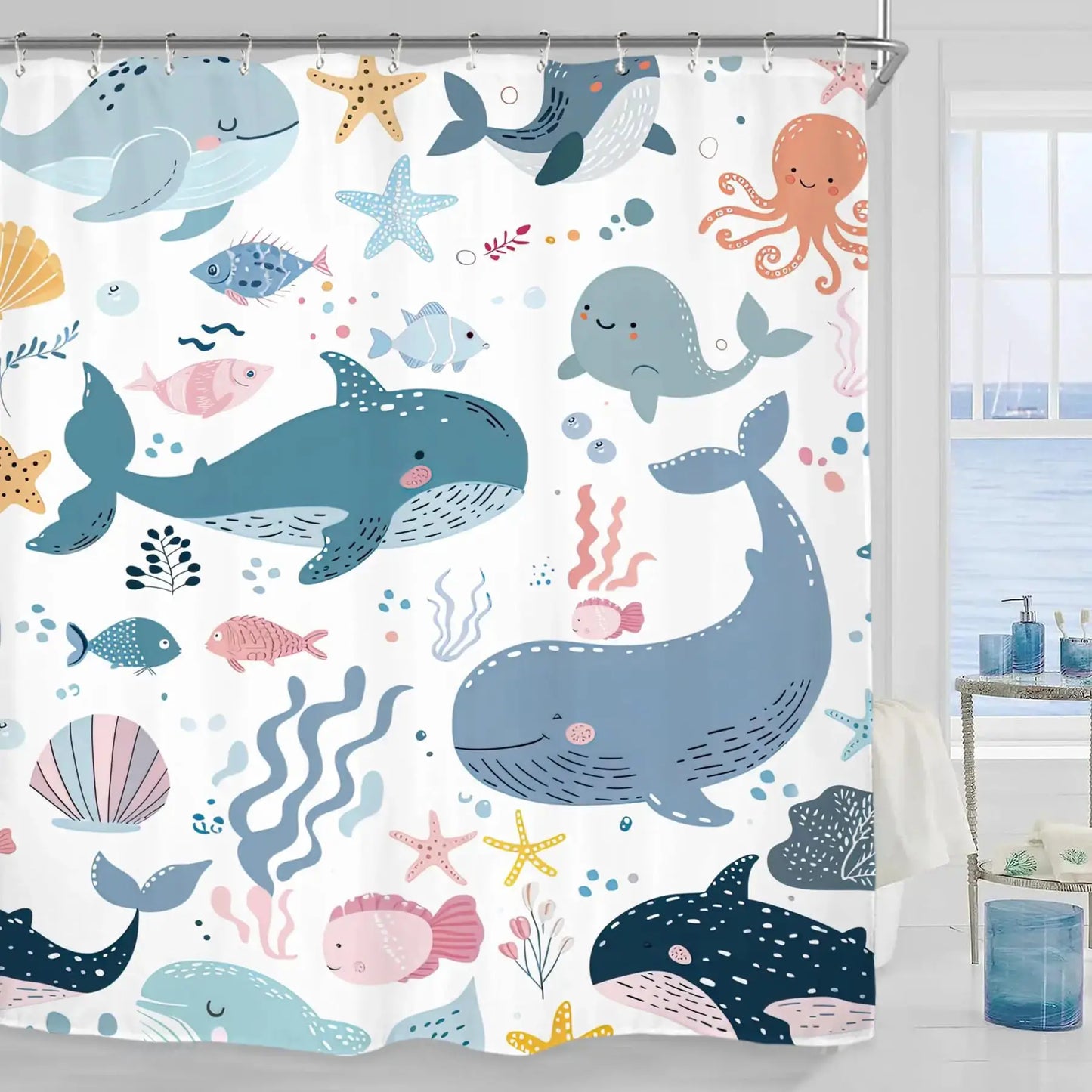 Funny Dog Shower Curtain Set Bathroom Bulldog Labrador Vintage Retro Hilarious Animal Waterproof Bathroom Curtain with 12 Hooks from PriceLows™