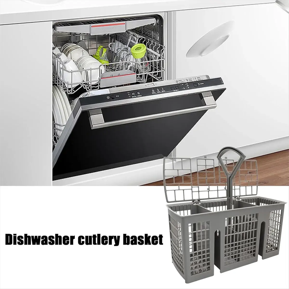 Dishwasher Cutlery Basket | Universal Compatibility With Bosch And Siemens | Removable Handle | One Size