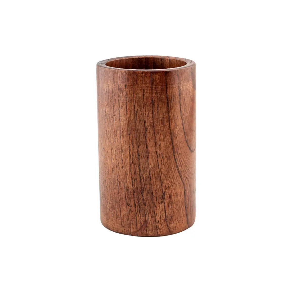 Wooden Kitchen Utensils | Natural Finish | Storage Bucket Included | 5 Piece
