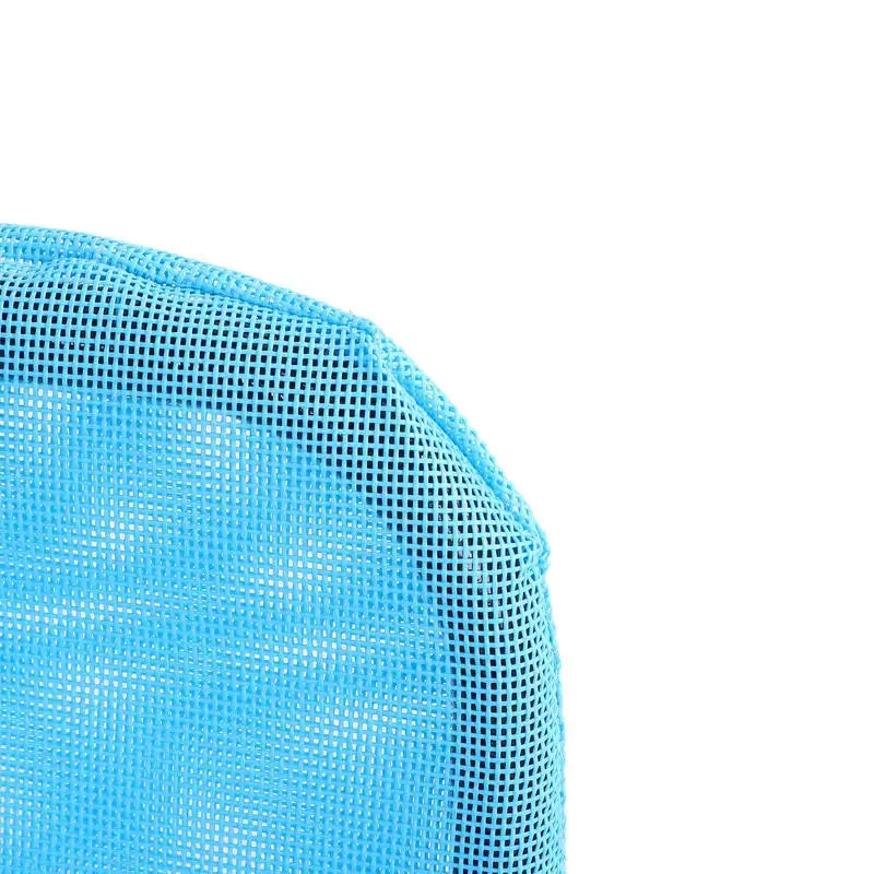 Outsunny Folding Chaise Lounge Chair, Pool Sun Tanning Chair, Outdoor Lounge Chair with Reclining Back, Breathable Mesh Seat, Headrest for Beach, Yard, Patio, Blue from PriceLows™