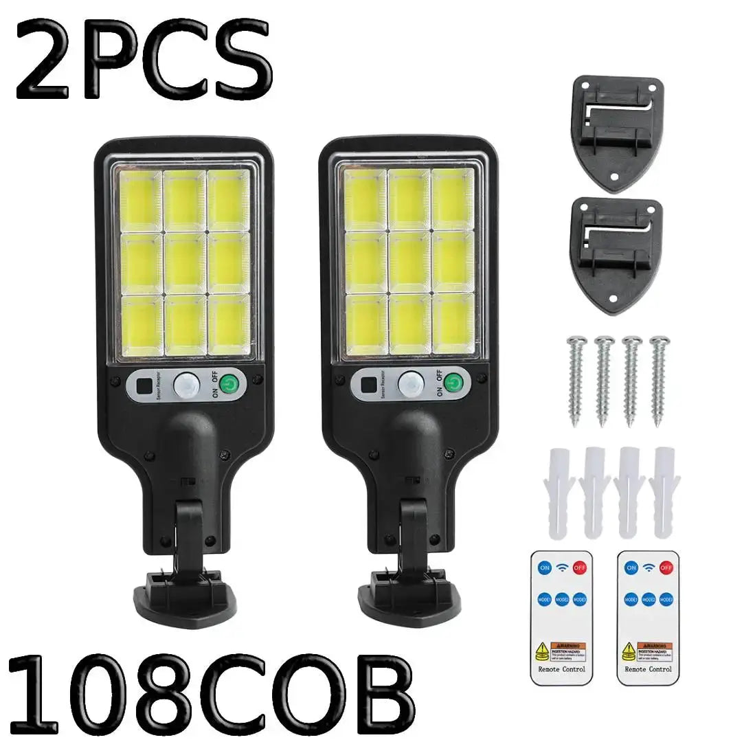 Solar Outdoor LED Wall Light Human Body Motion Sensor 3 Modes IP65 Waterproof Solar Garden Lamp Auto Charging Waterproof Outdoor Street Lantern for Yard Courtyard Garage Terrace Patio Home Exterior Decor Security Night Light from PriceLows™