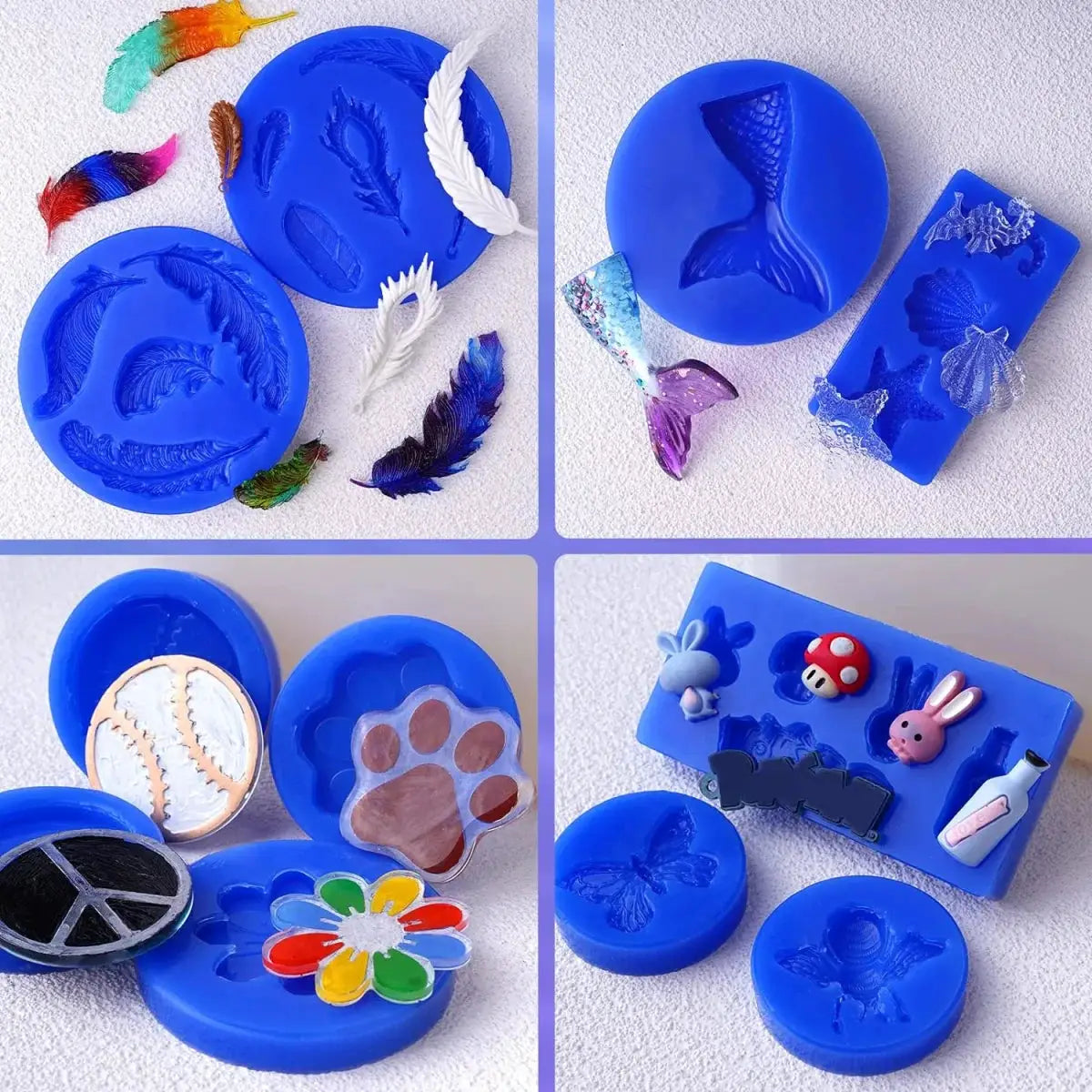 Silicone Mold Kit | 32oz High-Performance | Fast Curing | Resin & Jewelry