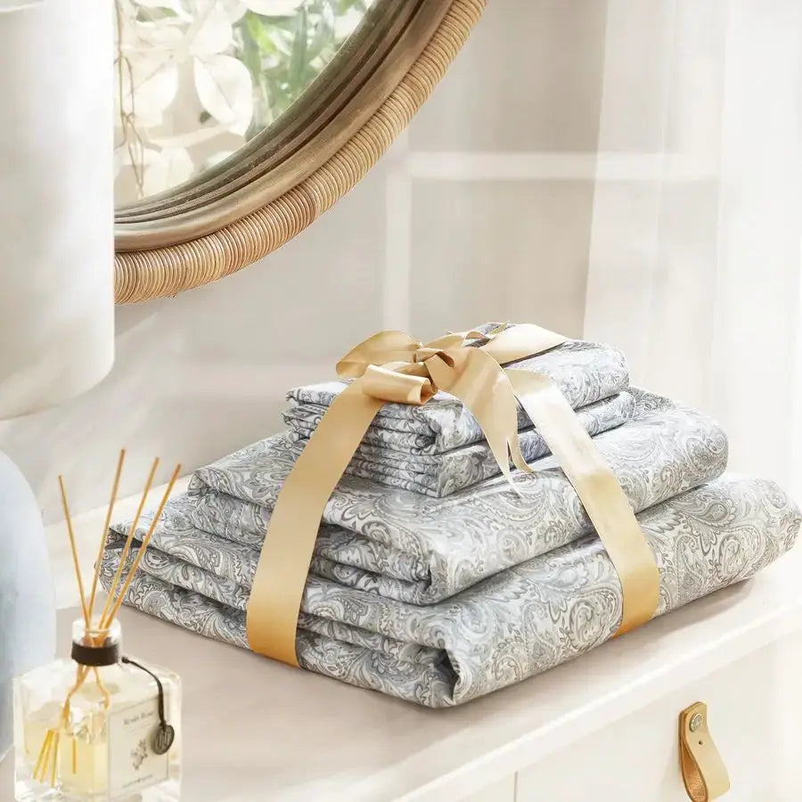 100 Cotton Sheets Queen, Breathable, Naturally Cool Cotton Sheets, Soft Cotton Bed Sheets with 14 Elastic Pocket Fits up to 16 M from PriceLows™