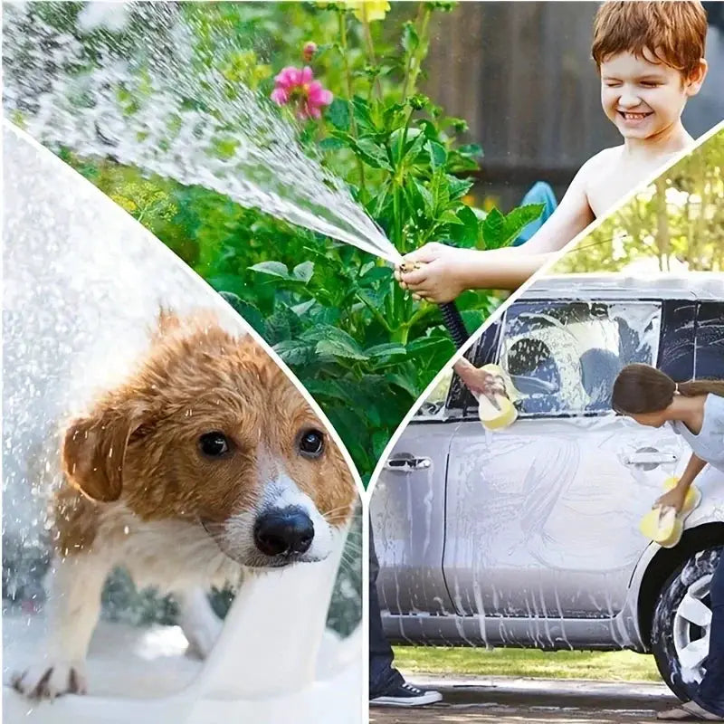 High Quality Flexible Expandable Garden Hose US 3/4 Metal Joints High PressureCar Wash Hose Expandable Garden Water Hose from PriceLows™