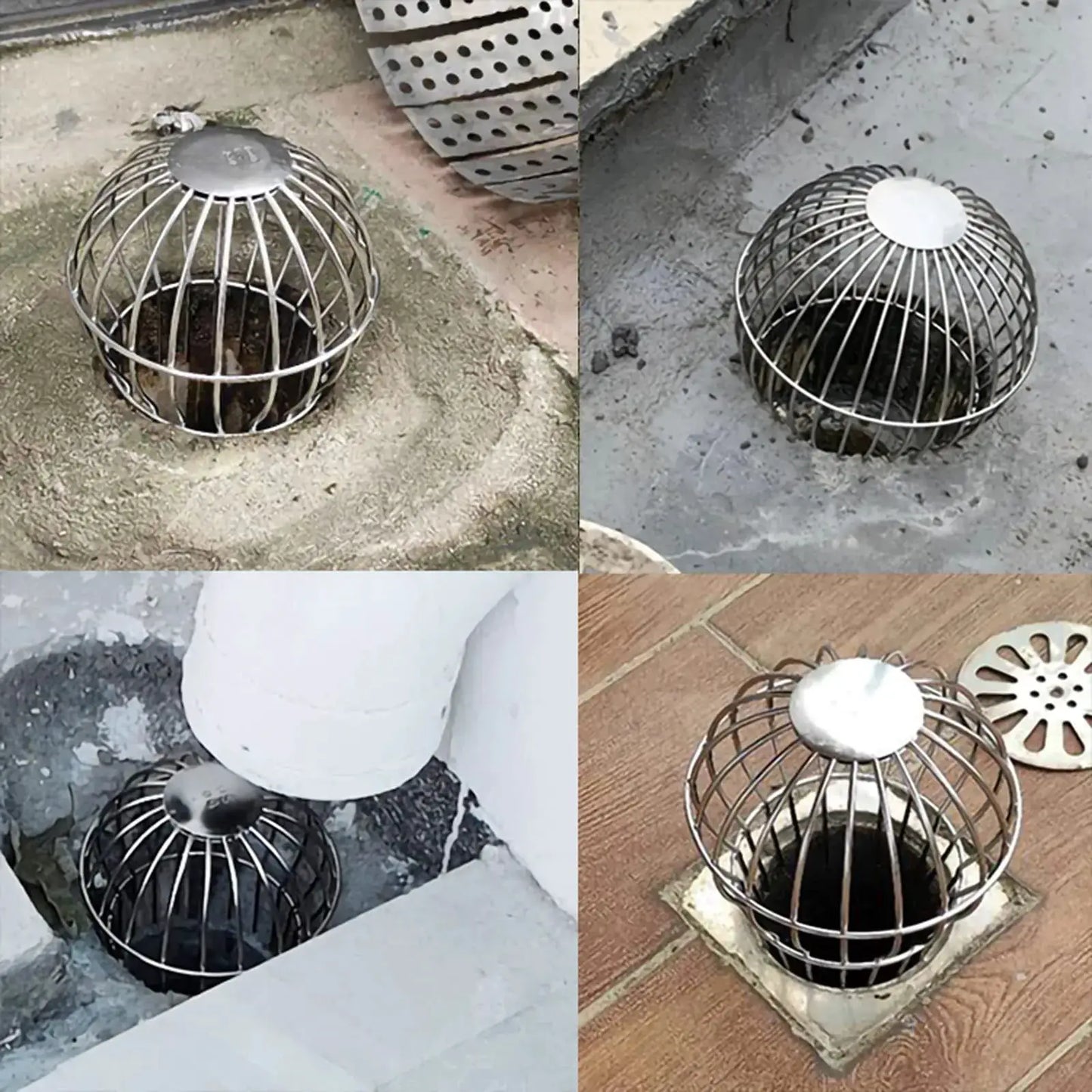 Stainless Steel Floor Drain Strainer | 50 To 160 Mm | Gutter Guard Mesh Cover