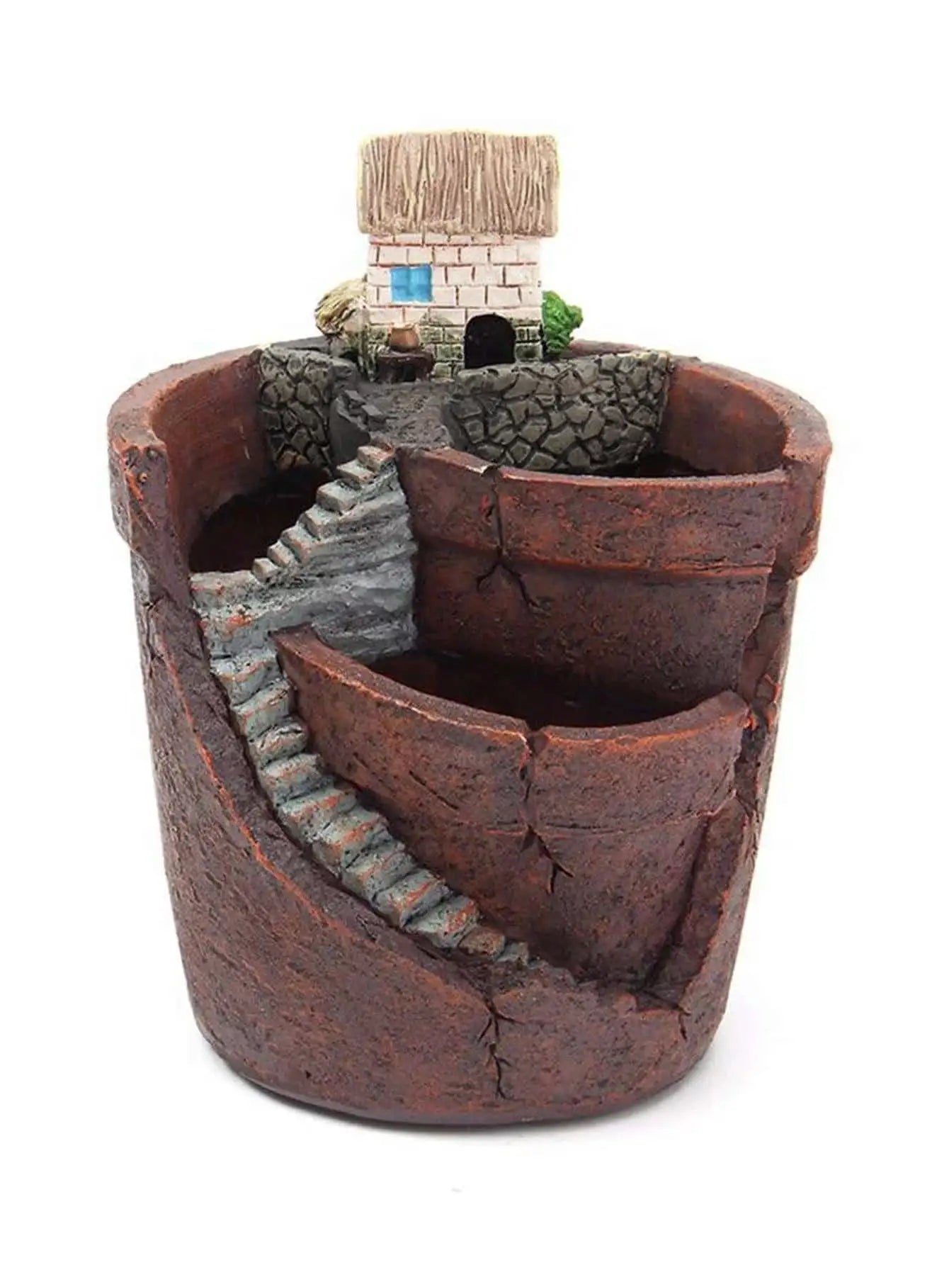 Nordic Creative Round Succulent Flower Pot Lazy Succulent Pot Succulent Plant Mini Cartoon Resin Flower Pot from PriceLows™