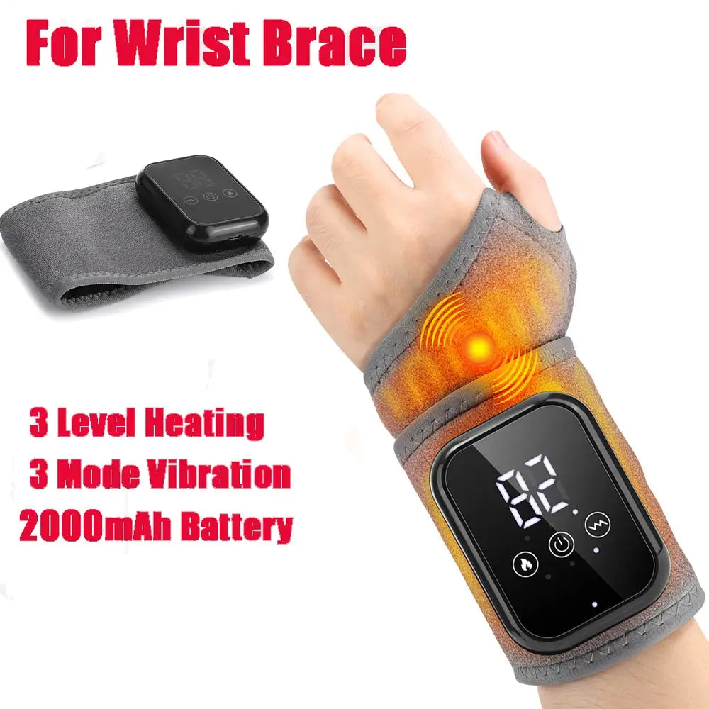 Electric Heating Wrist Brace | Vibration Massage | Rechargeable