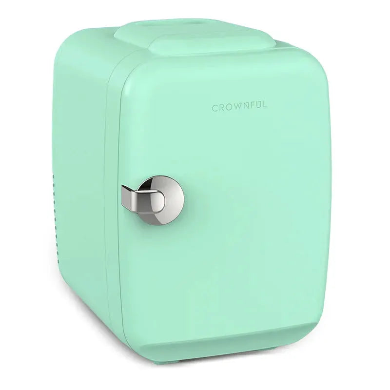 Crownful 4L Mini Fridge 110V 220V Beauty Makeup Skincare Refrigerator AC/DC Heated Cooling Beauty Refrigerator Car Mini Fridge from PriceLows™