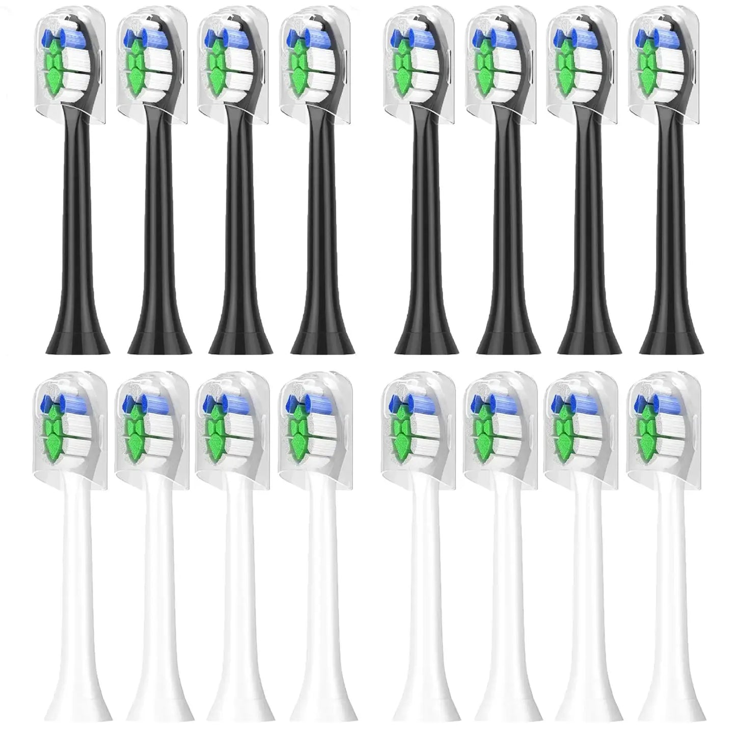 4/8/12/16 Pcs Replacement Toothbrush Heads Compatible with Philips Sonicare Electric Toothbrush Refills for 1100 2100 4100 5100 from PriceLows™