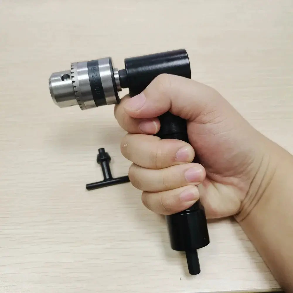 Key Cordless Drill Attachment Angle Adaptor MAX/ 25N*m + Electric 90 Degree Angle 8mm Hex Shank Chuck Self Drill Adapter 1-10mm from PriceLows™