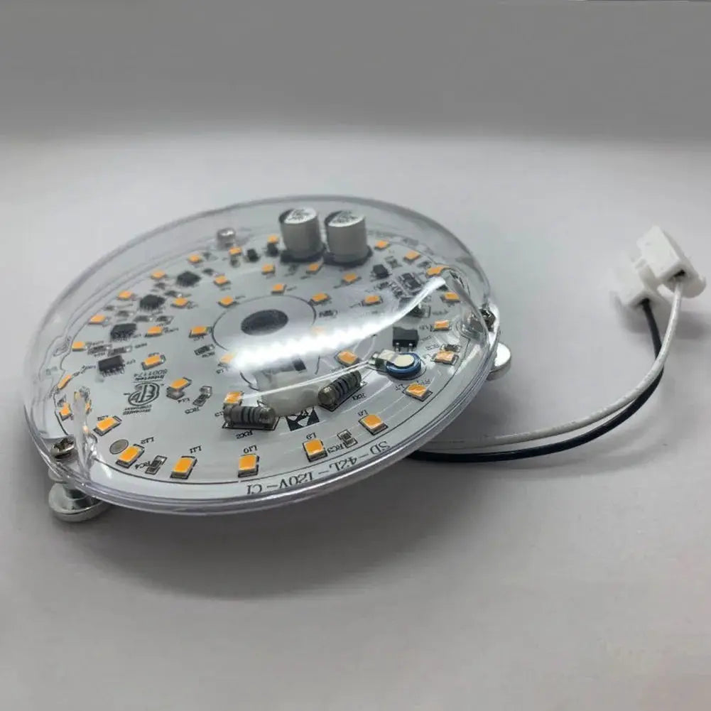 3.94 Inch LED Ceiling Fan Light Kit 3000K/4000K/6500K Dimmable Ceiling Fan Retrofit Kit Ceiling Flush Light Replacement Panel from PriceLows™