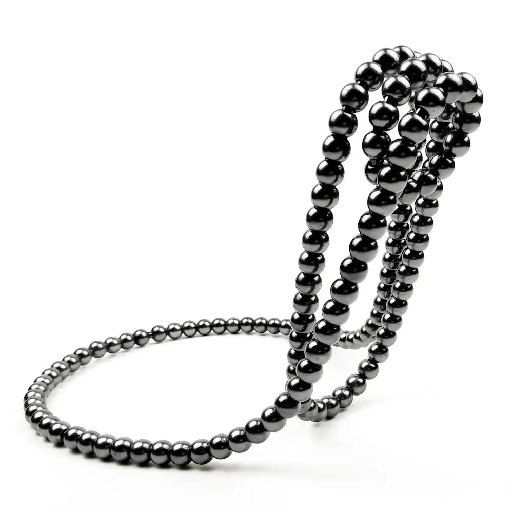Black Creative Pearl Necklace Wine Rack Luxury Magic Metal Resin Hanging Suspension Wine Bottle Holder Rack Home Desktop Decorat from PriceLows™
