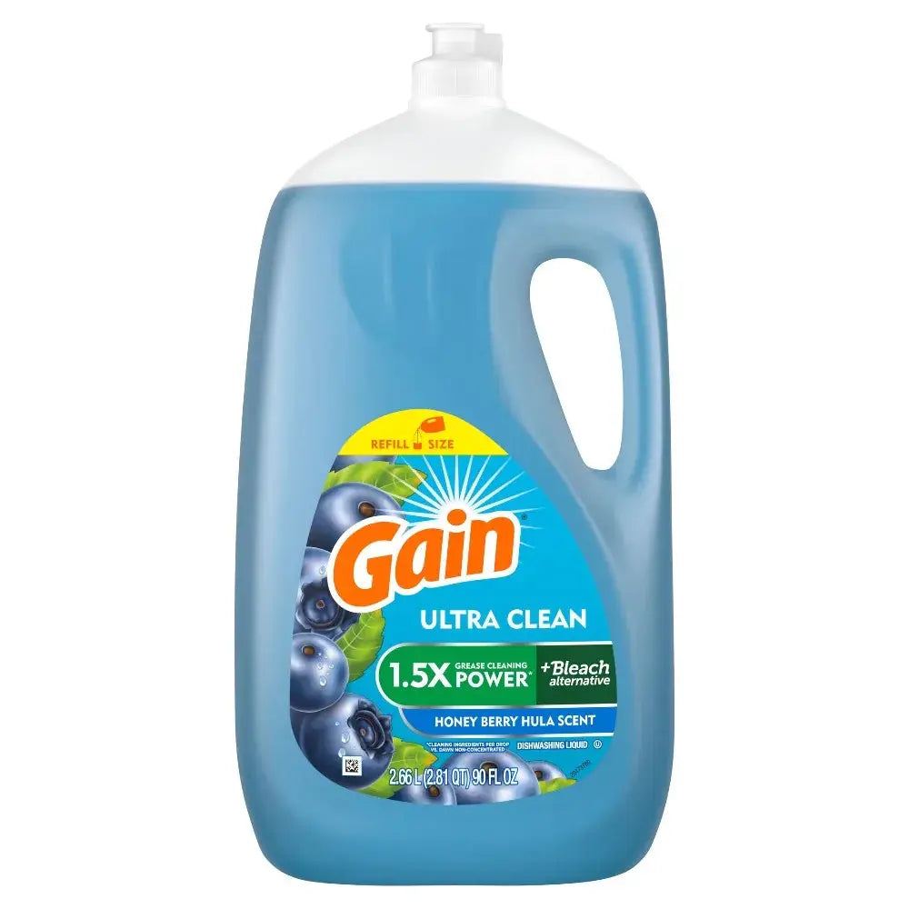 Dish Soap | Ultra Concentrate | Honey Berry Hula Scent | 90 Fl Oz
