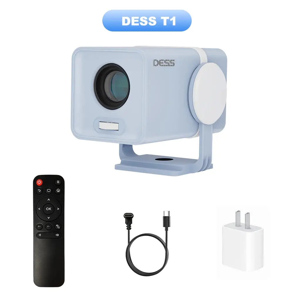 Portable Smart Projector | Android 13 | 260 ANSI Lumens | WiFi BT 5.0