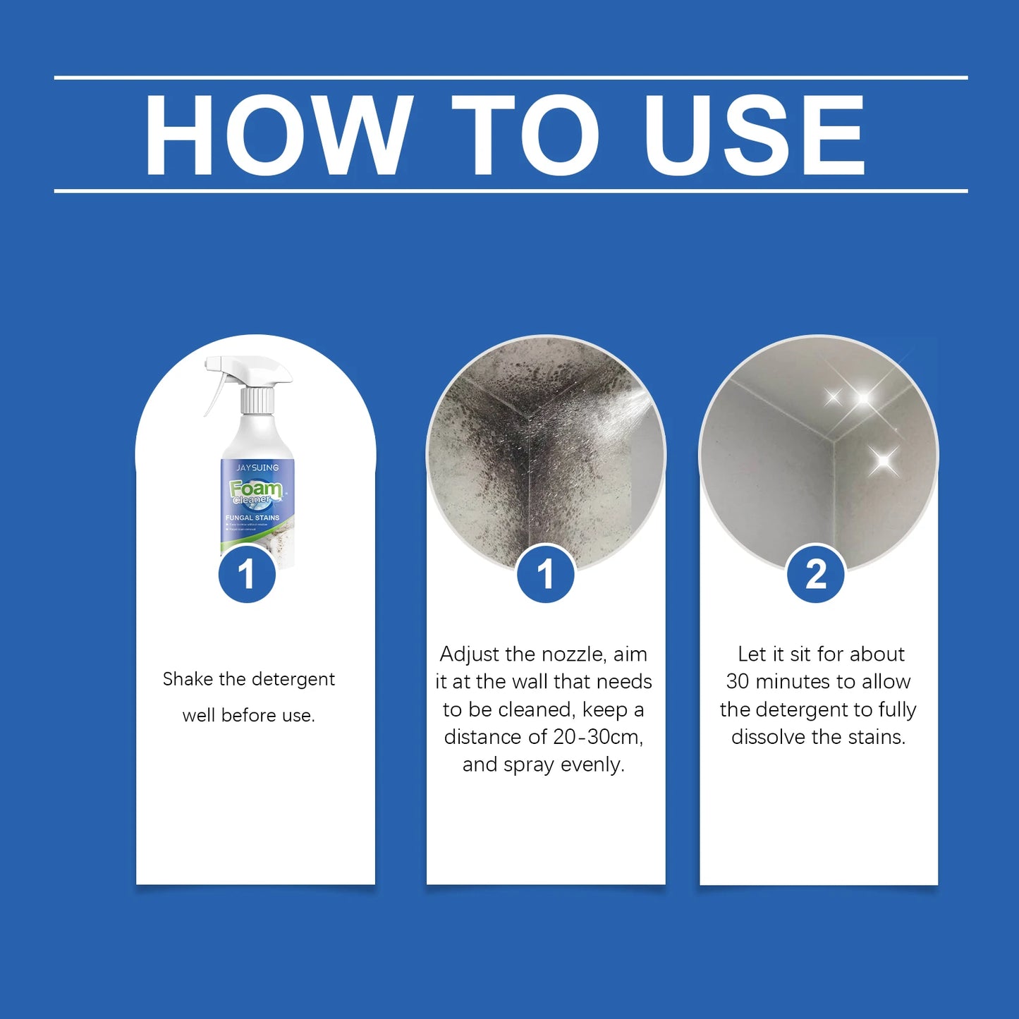 Stain Removing Foam Cleaner Multi Purpose Household Cleaning Moldy Wall Tile Cleaner from PriceLows™