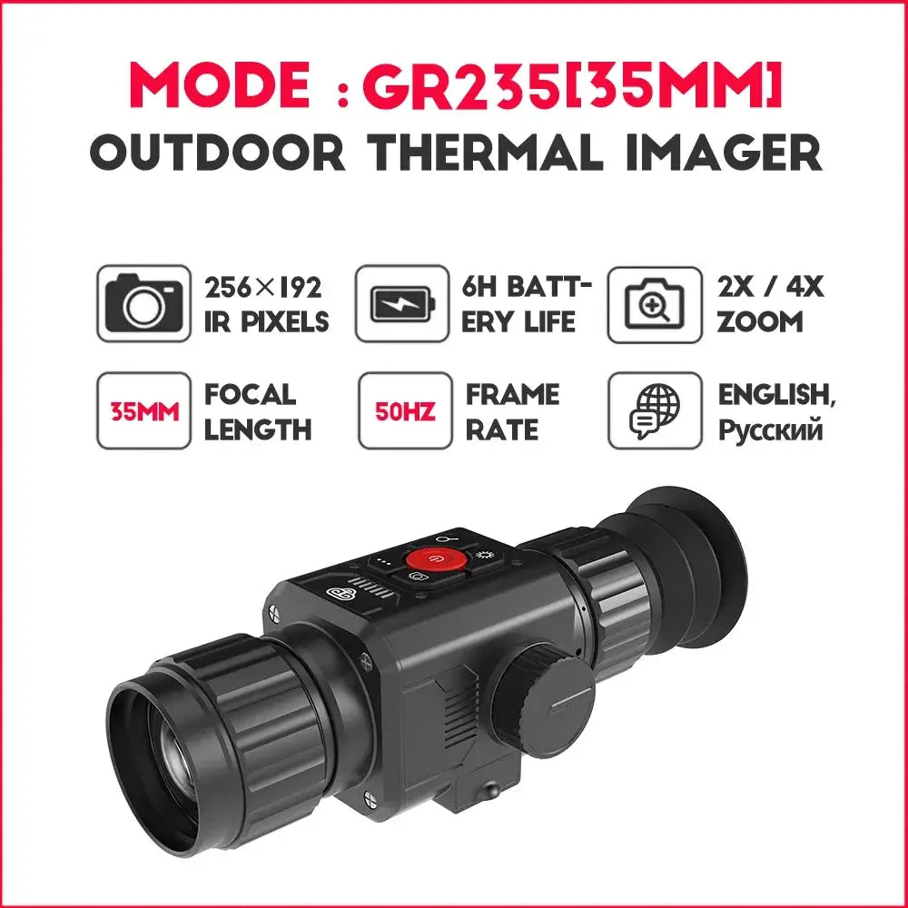 GOYOJO Thermal Imaging Scope for Extended Range Observation, 256x192 Night Vision Capabilities, 6H, Wildlife and Outdoor Use from PriceLows™