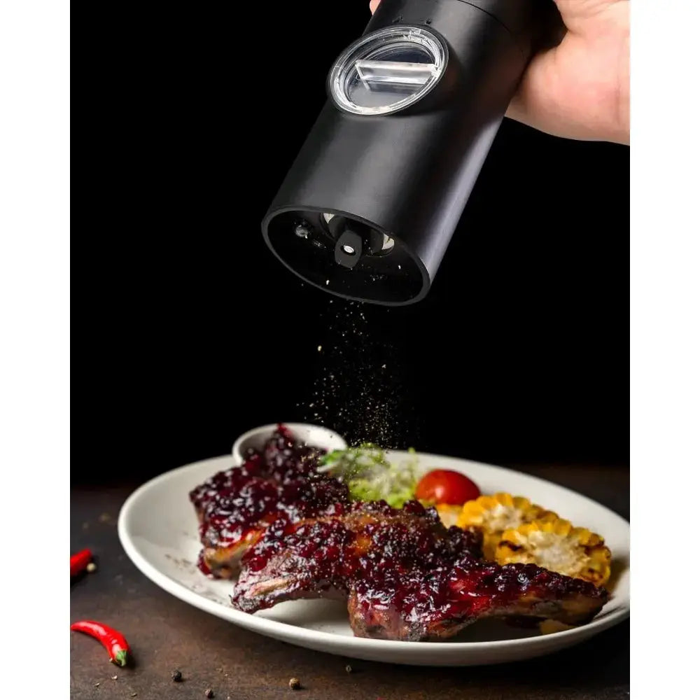 Electric Salt And Pepper Grinder | Battery Powered | Adjustable Grind | 2 Pack
