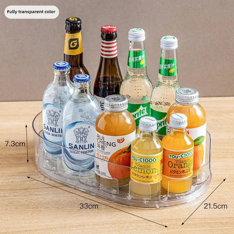 Refrigerator Storage Box | 360 Rotating | Multifunction Spice Organizer