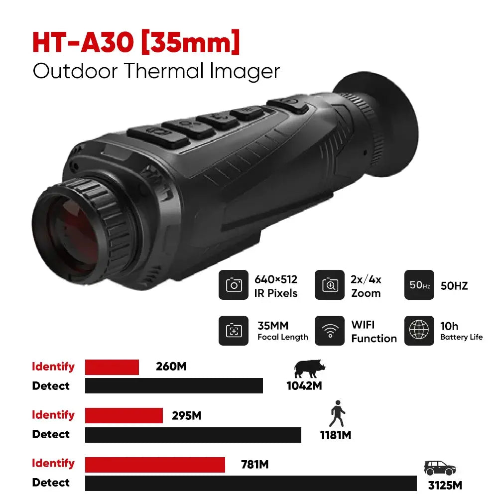 Thermal Camera Hunting Night Vision Monocular Telescope HT-A16 WIFI Outdoor Observation Thermal Imager Scope from PriceLows™