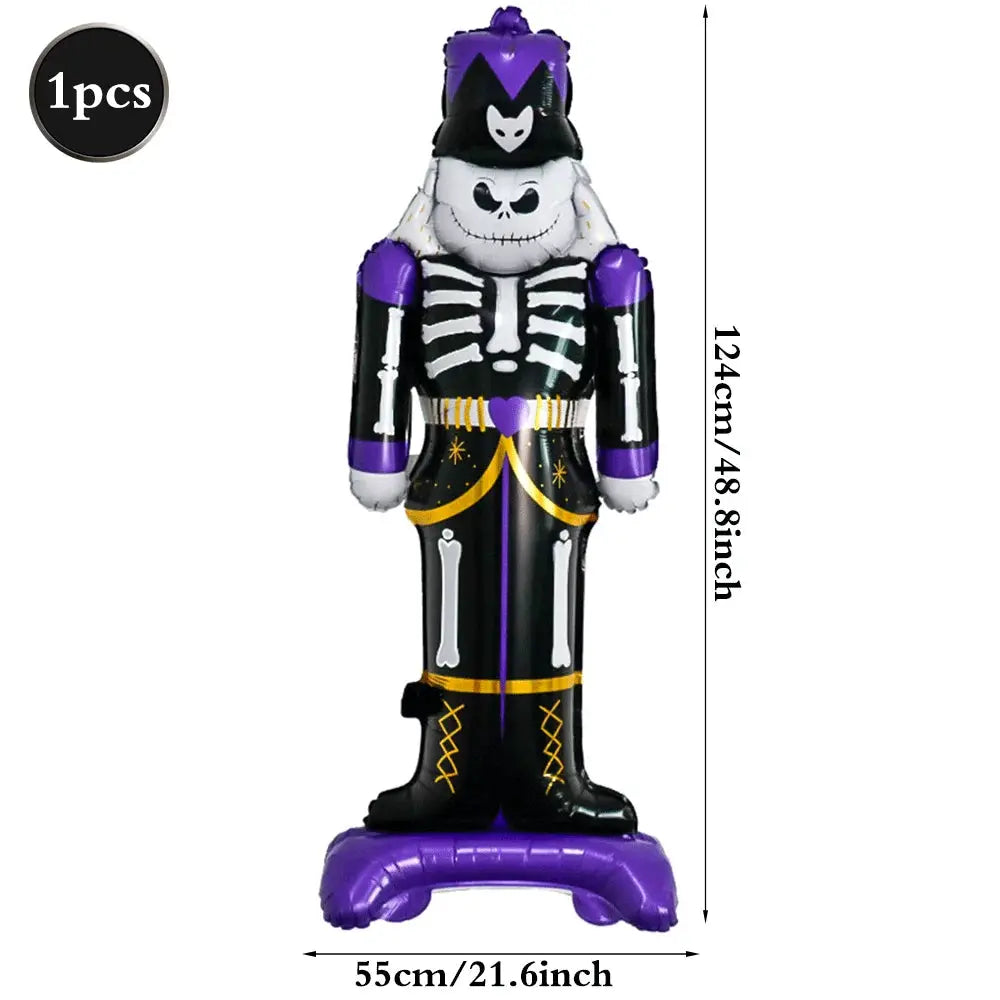 Standing Halloween Foil Balloon | Grim Reaper Design | Aluminum Foil | Extra Large