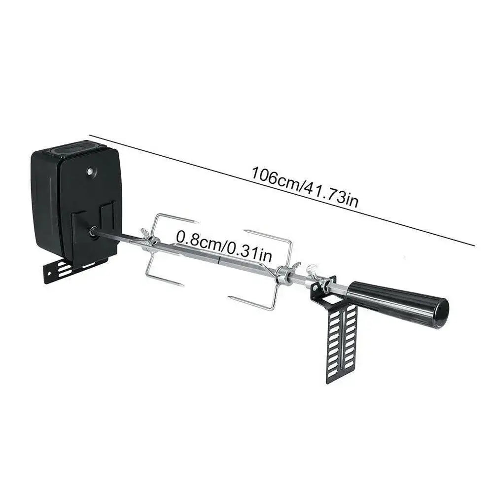 Electric Rotisserie | 120 Cm Cable Length | Max Width 80 Cm | Power Options