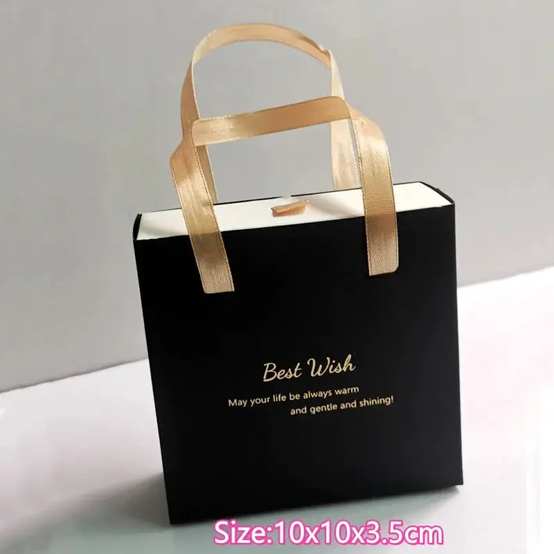 Paper Pull-Out Drawer Jewelry Box Handheld Jewelry Packaging Box Wearing Armor Ring Earring Necklace Storage Gift Box from PriceLows™