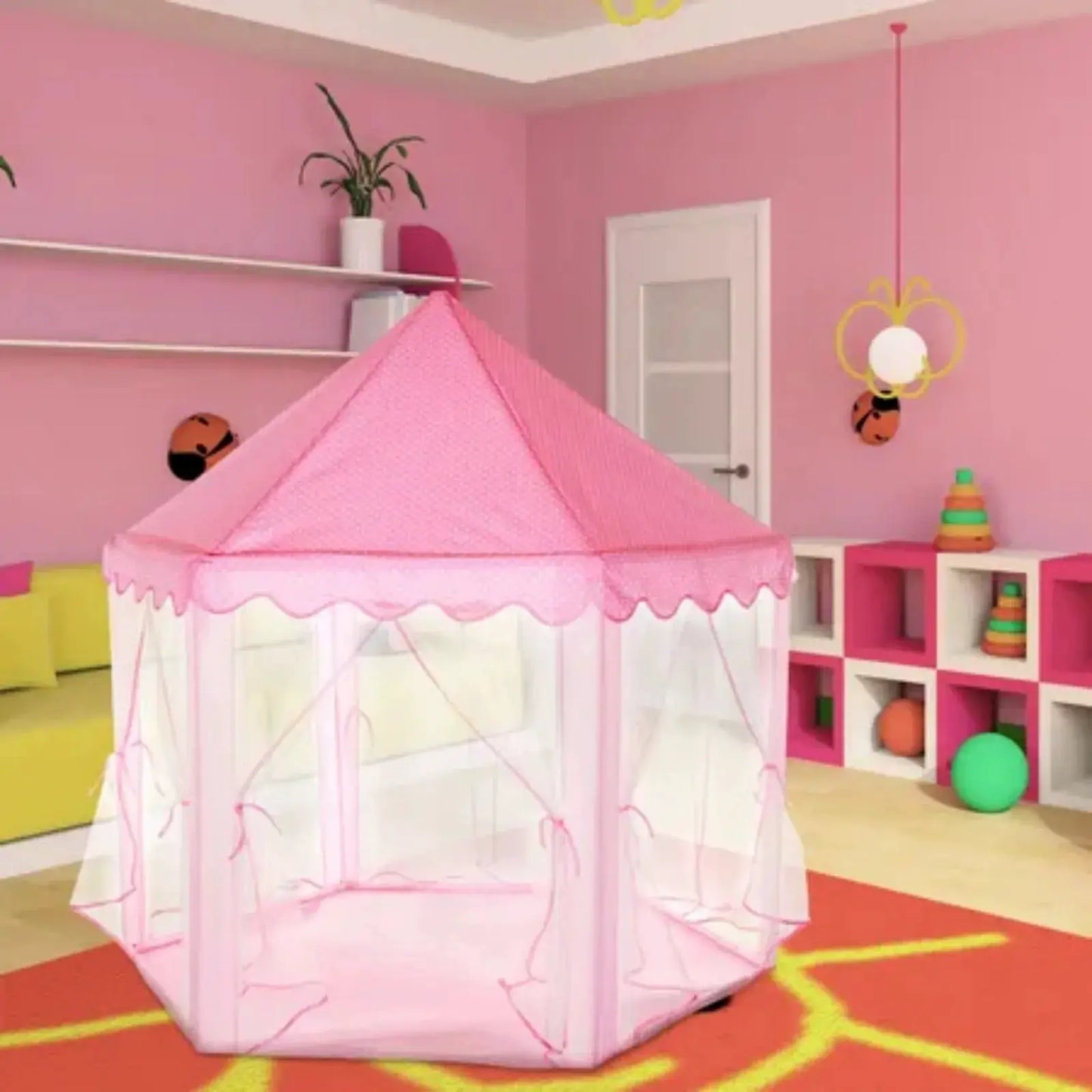 Kids Play Tents Princess for Girls Princess Castle Children Playhouse Indoor Outdoor Use from PriceLows™