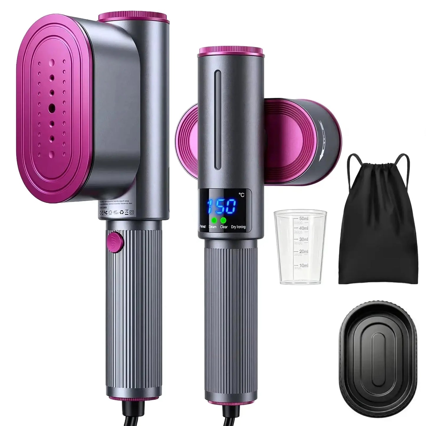 Handheld Garment Steamer | 1200W Fast Heating | Portable Mini Travel Iron
