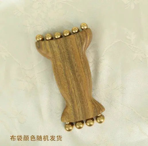 Copper Wood Face Massager | Lymphatic Detox Tool | Jawline And Eye Firming