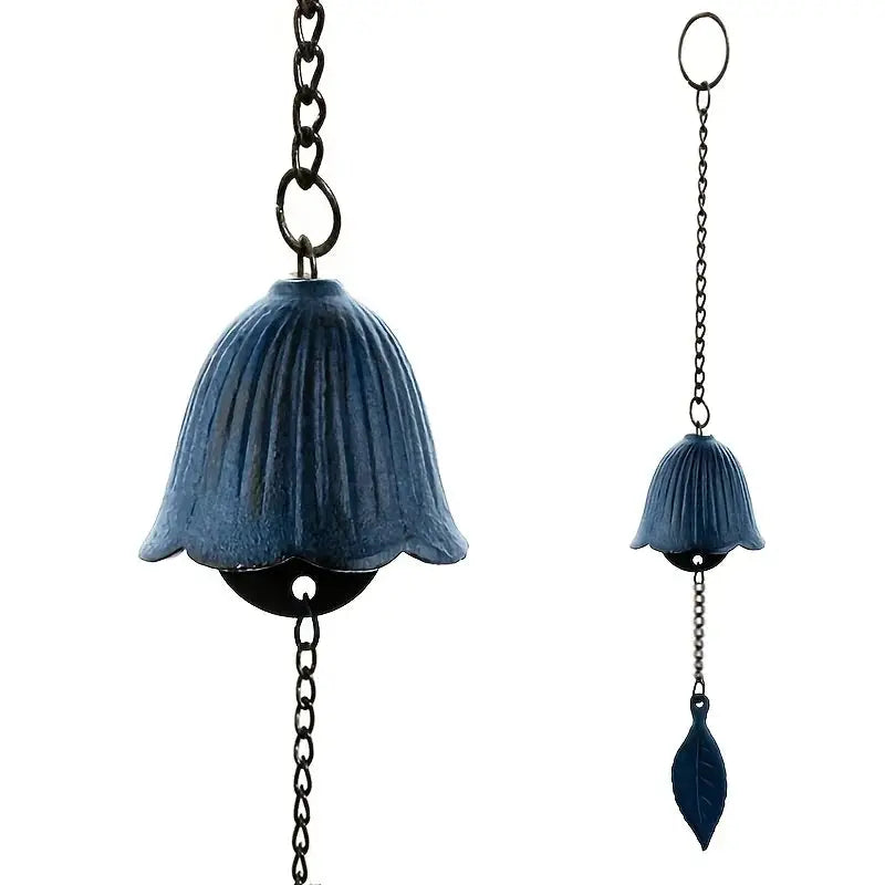 Creative Japanese Cast Iron Wind Chime Hanging Decoration Metal Retro Hanging Leaf Bell Balcony Outdoor Garden Hanging Decorate from PriceLows™