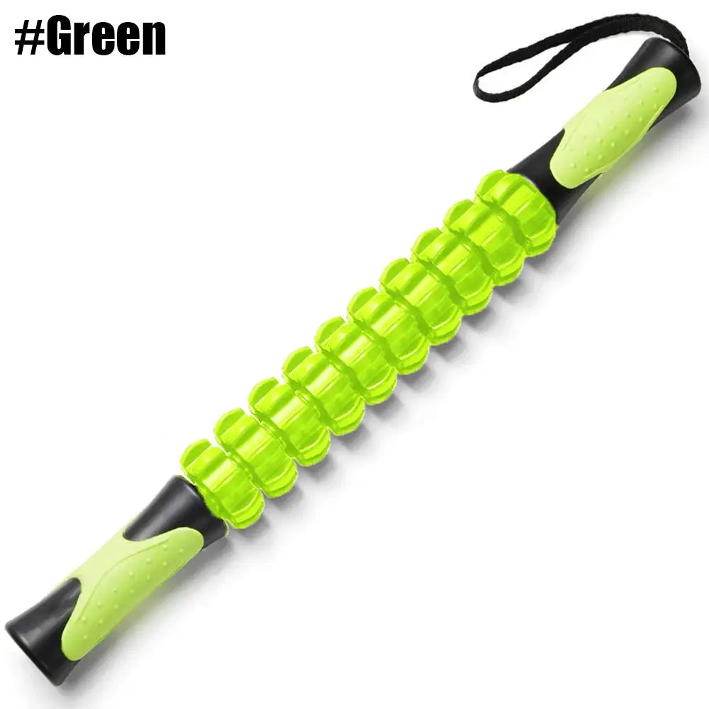 Muscle Roller Massage Stick | Rubber Body Massager | Soreness Relief