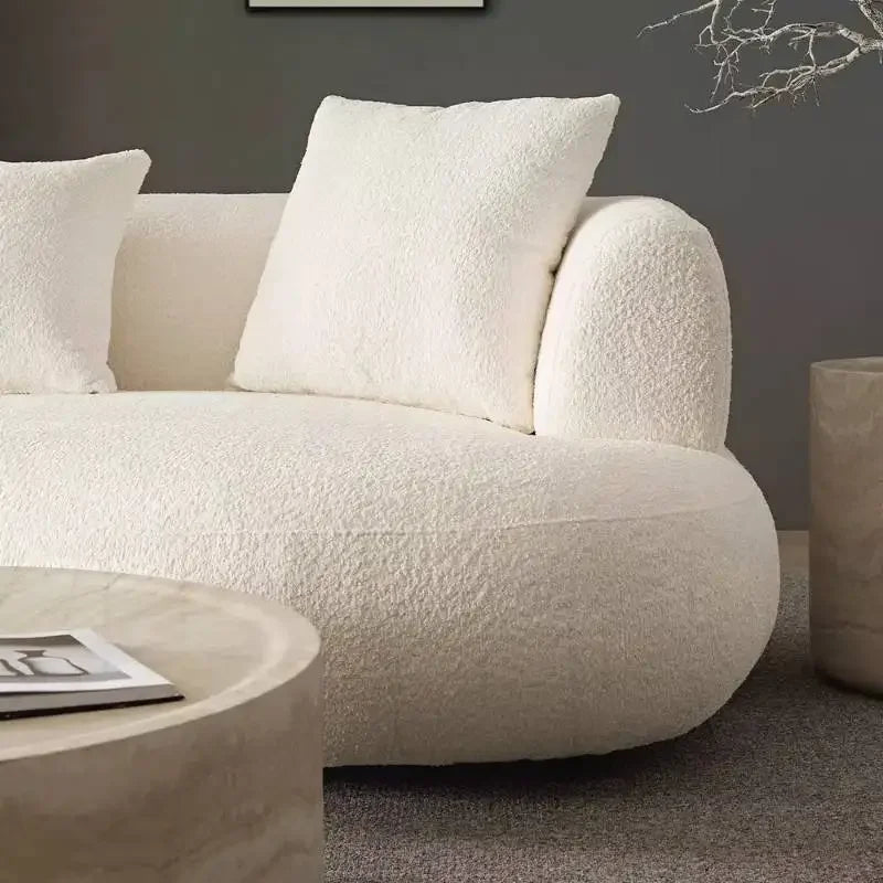 Sofa | Wooden Frame Minimalist Design | Nordic Retro Style | Single