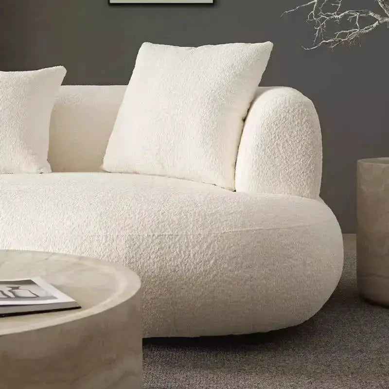 Sofa | Wooden Frame Minimalist Design | Nordic Retro Style | Single from PriceLows™