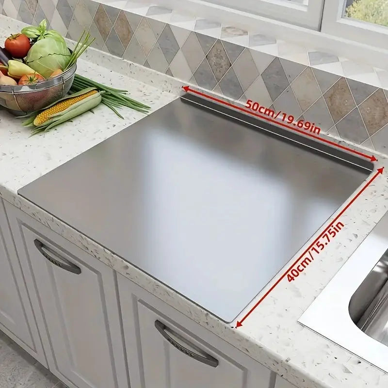Stainless Steel Cutting Board | Heavy Duty | Non Slip | Food Grade