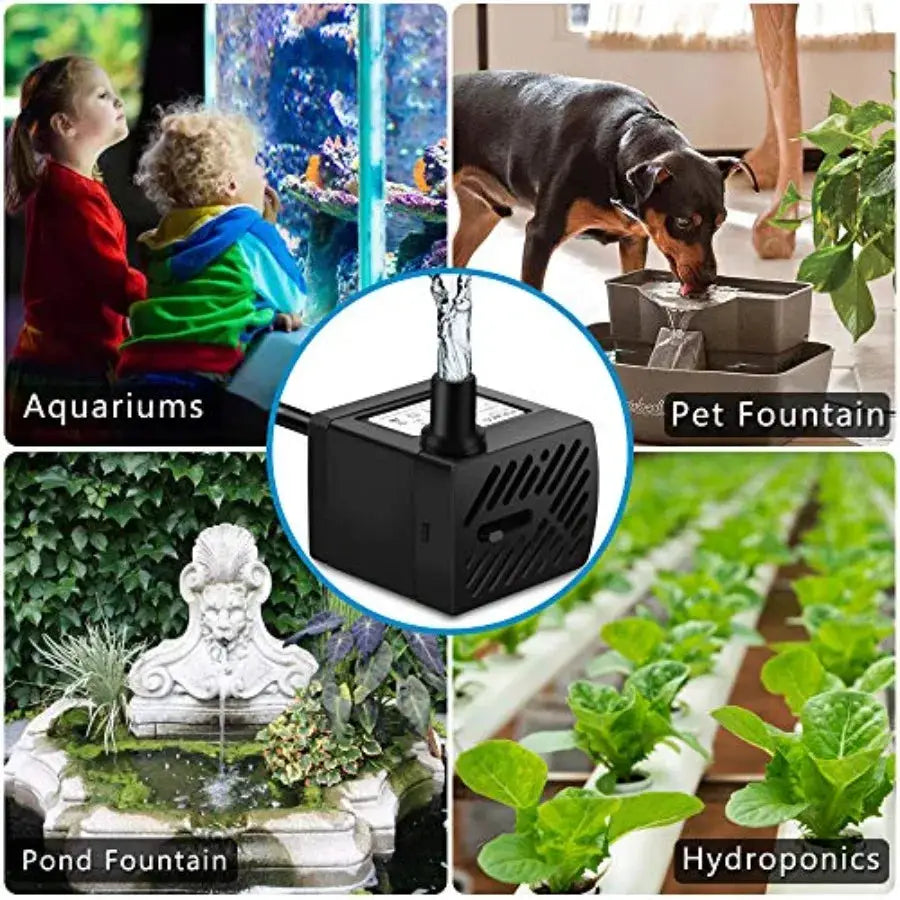 Submersible Fountain Pump | 50 Gph | 3 Watt | 2 Pack