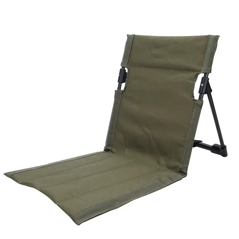 Folding Beach Chair | Metal Frame | Backrest Cushion | Outdoor Foldable from PriceLows™