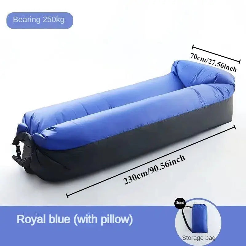 Portable Inflatable Lounger Lazy Inflatable Sofa Folding Outdoor Couch Camping Air Sofa Outdoor Furniture from PriceLows™