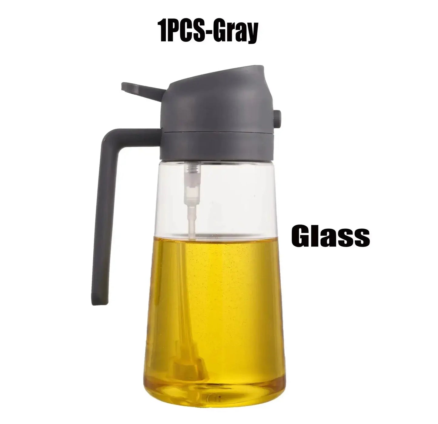 Oil Sprayer | Glass Oil Bottle | 2In1 Design | BBQ And Air Fryer