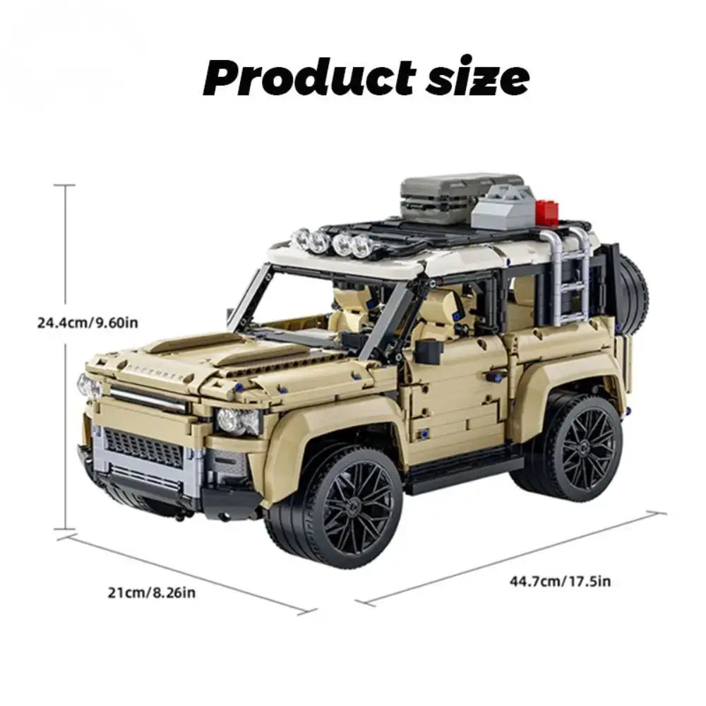 Building Block Kit | 1:8 Scale Off Road Pickup | Technical Build | 3 Colors